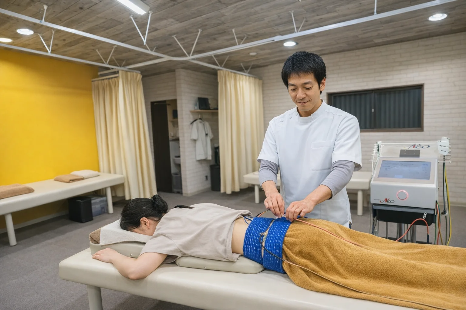 骨盤調整で姿勢を整えます